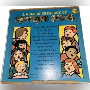💙 A Golden Treasury of Favorite Songs Vinyl Album
